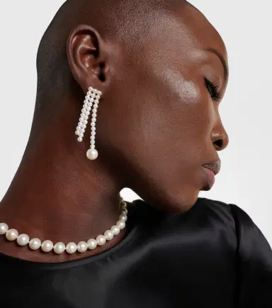 Sophie Bille Brahe La Valse 14kt gold earrings with pearls | Thumbnail 3 Sophie Bille Brahe La Valse 14kt gold earrings with pearls | Thumbnail 3