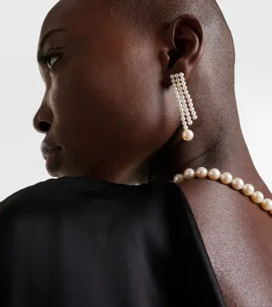 Sophie Bille Brahe La Valse 14kt gold earrings with pearls | Thumbnail 4 Sophie Bille Brahe La Valse 14kt gold earrings with pearls | Thumbnail 4