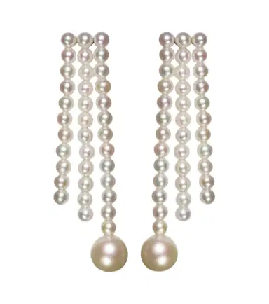 Sophie Bille Brahe La Valse 14kt gold earrings with pearls | Thumbnail 1 Sophie Bille Brahe La Valse 14kt gold earrings with pearls | Thumbnail 1