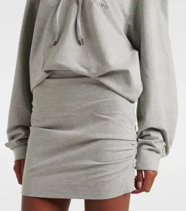 The Attico Cotton-blend jersey sweatshirt dress | Thumbnail 3