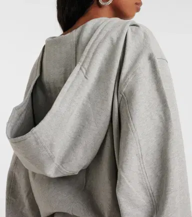 The Attico Cotton-blend jersey sweatshirt dress | Thumbnail 5
