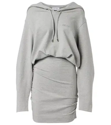 The Attico Cotton-blend jersey sweatshirt dress | Thumbnail 1