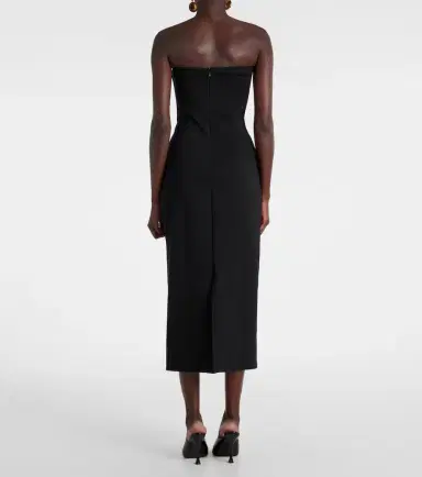 Staud Beekman strapless midi dress | Thumbnail 4