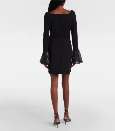 Staud Hawthorne organza-trimmed minidress | Thumbnail 2