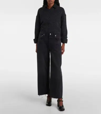 Citizens of Humanity Ayla cropped wide-leg jeans | Thumbnail 6