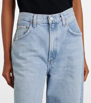 AGOLDE Low Curve mid-rise wide-leg jeans | Thumbnail 4