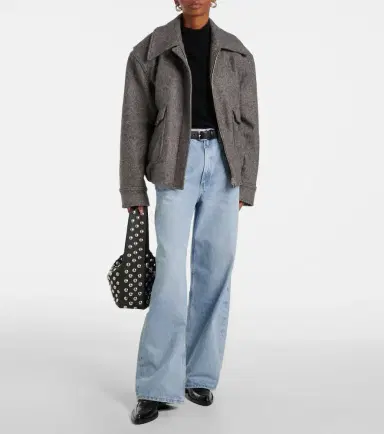 AGOLDE Low Curve mid-rise wide-leg jeans | Thumbnail 5