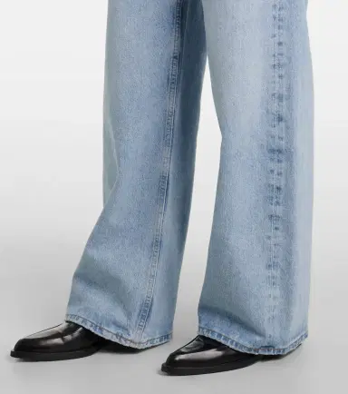 AGOLDE Low Curve mid-rise wide-leg jeans | Thumbnail 7