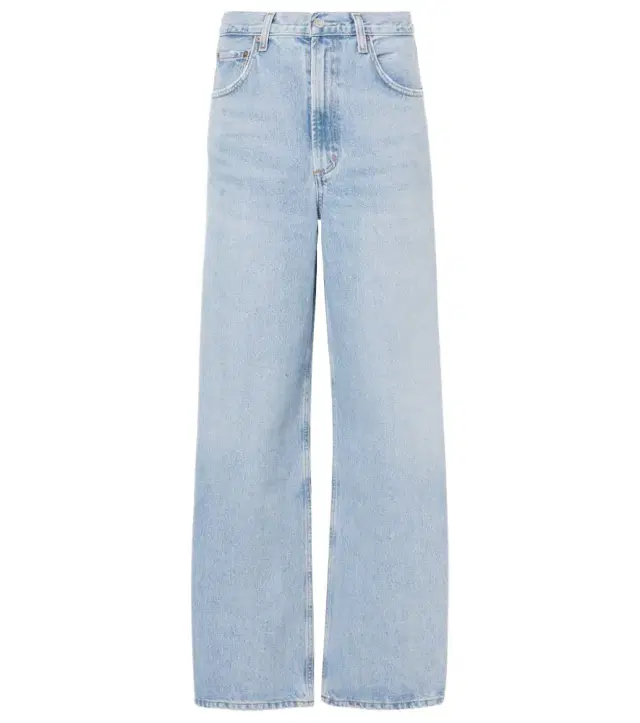 Low Curve mid-rise wide-leg jeans