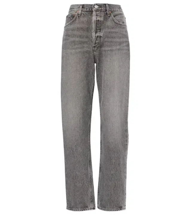 90's mid-rise straight jeans