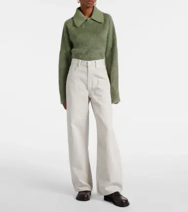 AGOLDE Low Curve mid-rise wide-leg jeans | Thumbnail 6