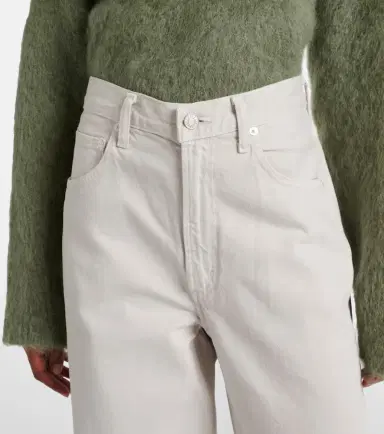 AGOLDE Low Curve mid-rise wide-leg jeans | Thumbnail 7