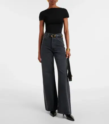 Agolde Dame high-rise wide-leg jeans | Thumbnail 4