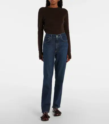 AGOLDE Stovepipe high-rise straight jeans | Thumbnail 5