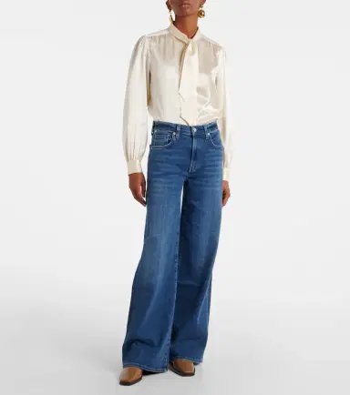 Citizens of Humanity Loli mid-rise wide-leg jeans | Thumbnail 4