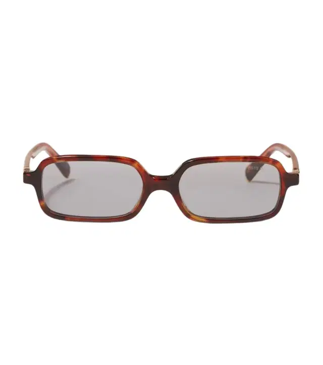 Logo rectangular sunglasses
