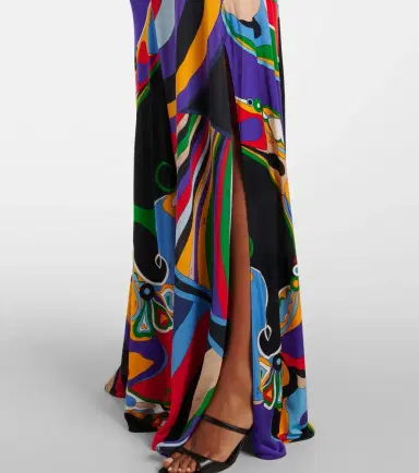 PUCCI Orchidee and Iride jersey gown | Thumbnail 6