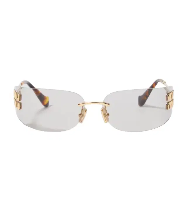 Logo oval sunglasses