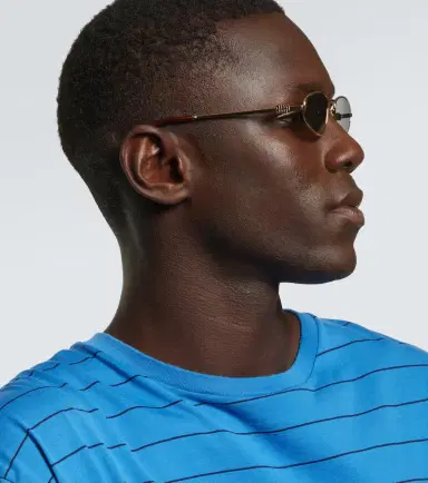 Miu Miu Logo oval sunglasses | Thumbnail 5 Miu Miu Logo oval sunglasses | Thumbnail 5