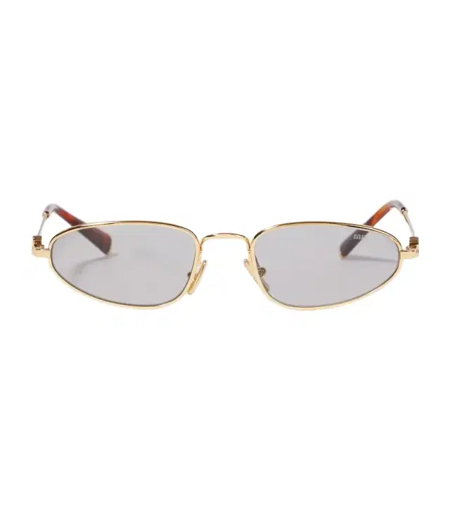 Logo oval sunglasses