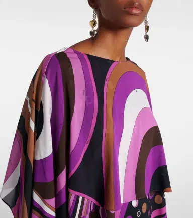 PUCCI Iride silk maxi dress | Thumbnail 2