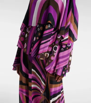 PUCCI Iride silk maxi dress | Thumbnail 4