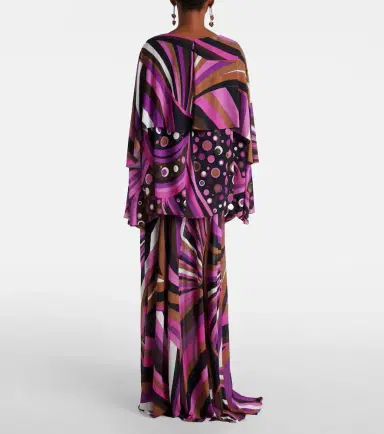 PUCCI Iride silk maxi dress | Thumbnail 5