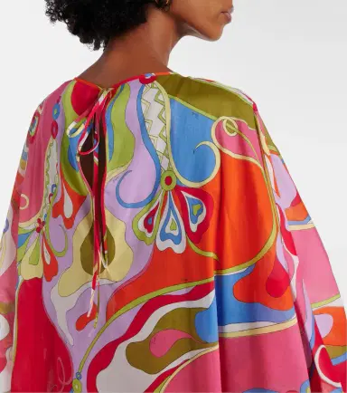 Pucci Orchidee cotton muslin kaftan | Thumbnail 4