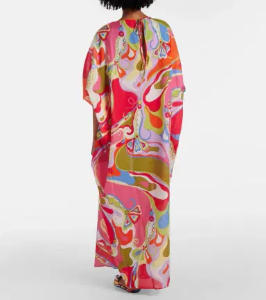 Pucci Orchidee cotton muslin kaftan | Thumbnail 5