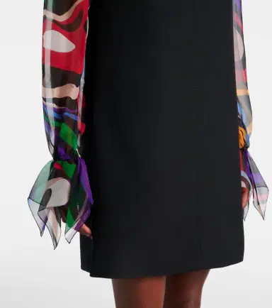 Pucci Marmo cady shift dress | Thumbnail 4 Pucci Marmo cady shift dress | Thumbnail 4
