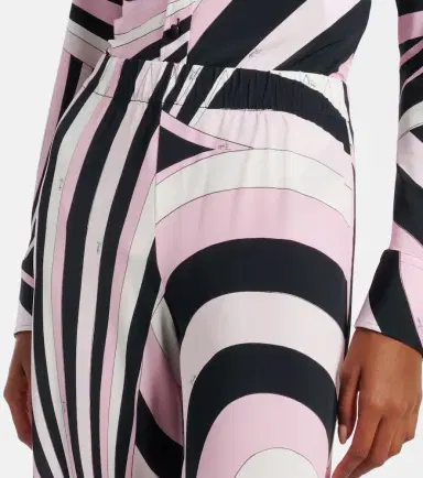 PUCCI Iride jersey satin straight pants | Thumbnail 3
