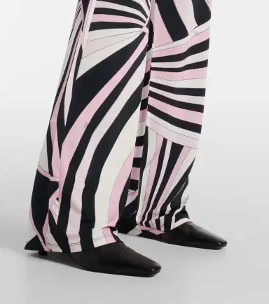 PUCCI Iride jersey satin straight pants | Thumbnail 4