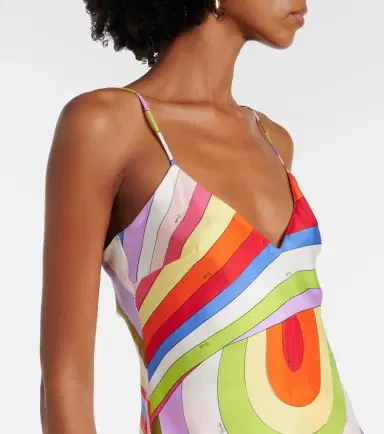 Pucci Iride silk twill camisole | Thumbnail 3
