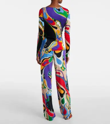 Pucci Orchidee jersey blouse | Thumbnail 2