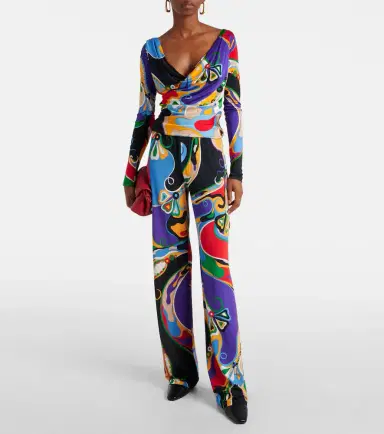 Pucci Orchidee jersey blouse | Thumbnail 3