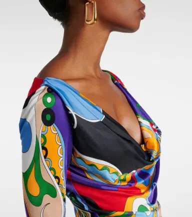 Pucci Orchidee jersey blouse | Thumbnail 4