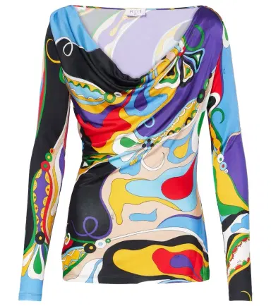 Pucci Orchidee jersey blouse | Thumbnail 1