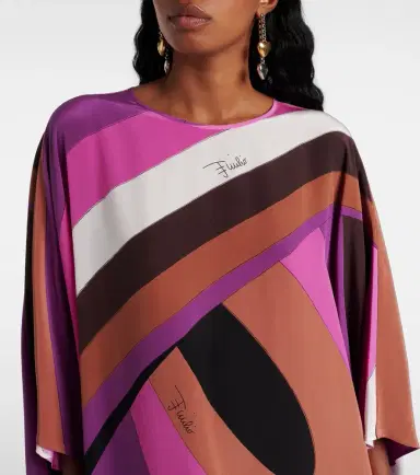 Pucci Iride silk crêpe de chine kaftan | Thumbnail 5