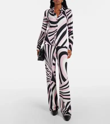 Pucci Iride jersey satin shirt | Thumbnail 4