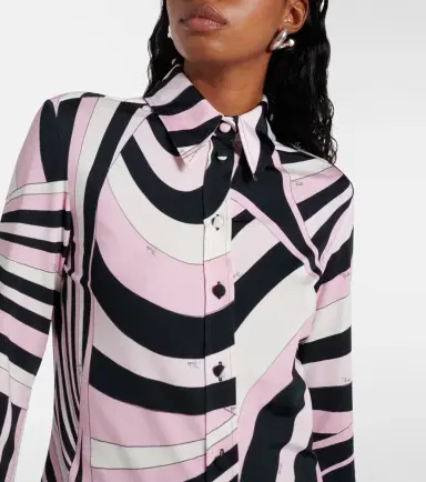 Pucci Iride jersey satin shirt | Thumbnail 5