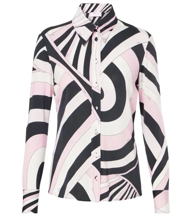 Pucci Iride jersey satin shirt