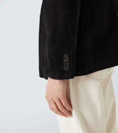 Brioni Monti single-breasted suede blazer | Thumbnail 3