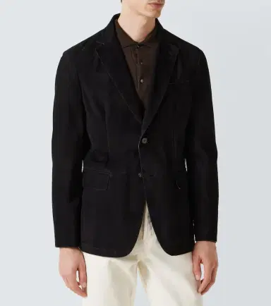 Brioni Monti single-breasted suede blazer | Thumbnail 4