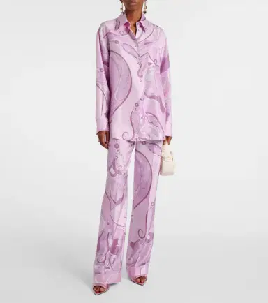 Pucci Orchidee silk twill shirt | Thumbnail 4