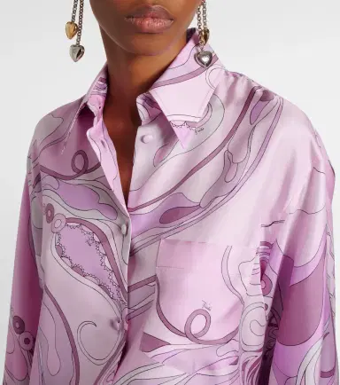 Pucci Orchidee silk twill shirt | Thumbnail 5