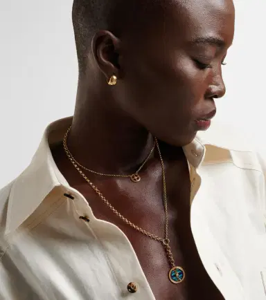 Foundrae Reverie 18kt gold pendant necklace with diamonds | Thumbnail 6 Foundrae Reverie 18kt gold pendant necklace with diamonds | Thumbnail 6