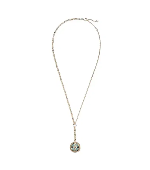 FoundRae Reverie 18kt gold pendant necklace with diamonds