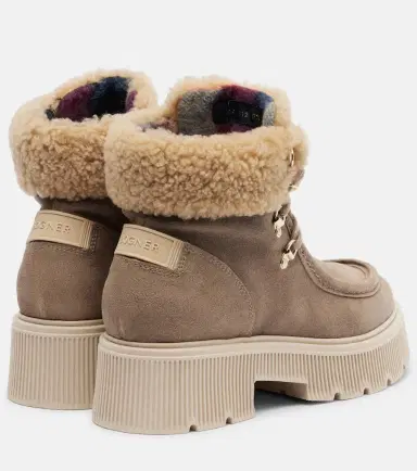 Bogner Turin suede and shearling lace-up boots | Thumbnail 2