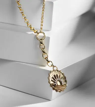 Foundrae Internal Compass New Beginnings 18kt gold pendant necklace with diamonds | Thumbnail 7 Foundrae Internal Compass New Beginnings 18kt gold pendant necklace with diamonds | Thumbnail 7