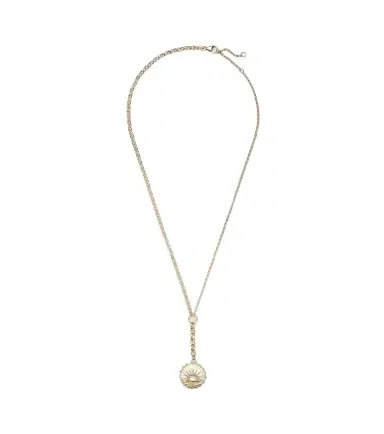 Foundrae Internal Compass New Beginnings 18kt gold pendant necklace with diamonds | Thumbnail 1 Foundrae Internal Compass New Beginnings 18kt gold pendant necklace with diamonds | Thumbnail 1